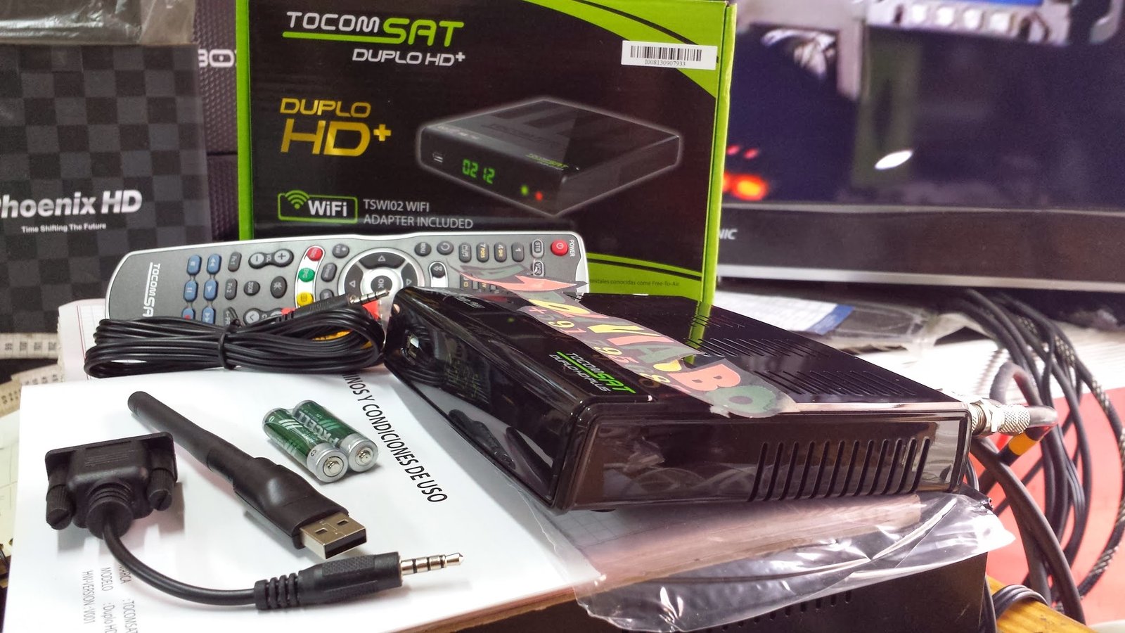Nuevo Stock: TocomSat Duplo + (Plus) HD, IKS, SKS, IPTV, WIFI