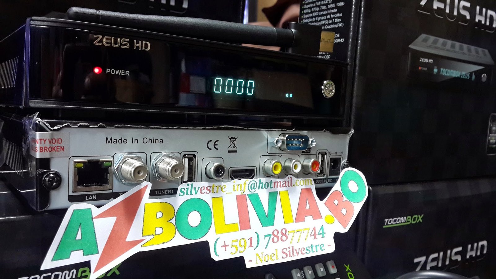 Nuevo Stock TocomBOX/TocomCOAX ZEUS HD a 125 Dolares