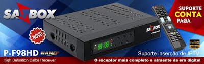 Primera Actualización SATBOX P-F95 NANO HD v1.02k – 20/08/2015 – 20 de Agosto del 2015 – LANZAMIENTO – Nuevo Receptor