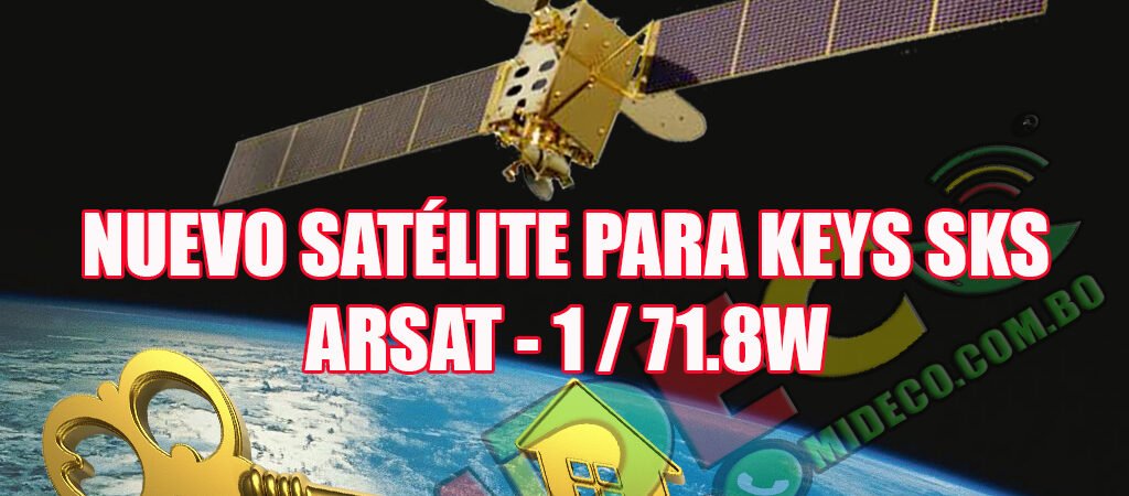 Nuevo Satélite para Keys SKS ARSAT – 1 (71.9W) y Cobertura
