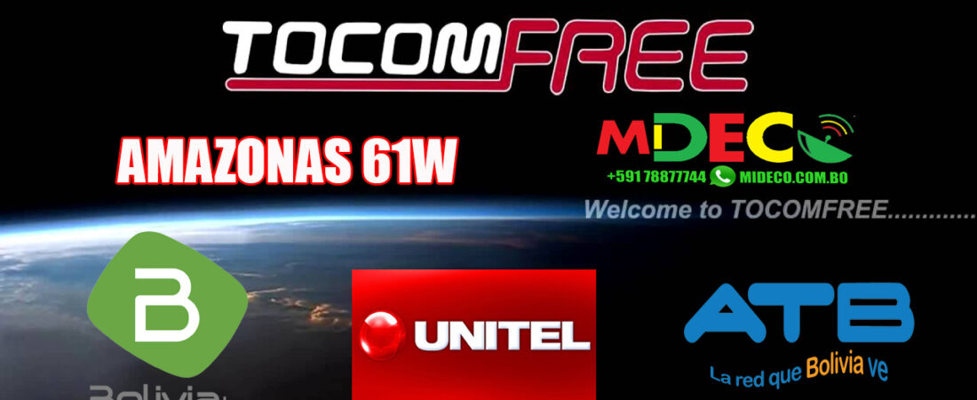 Canales Bolivianos activos en el satélite Amazonas 61w – Tocomfree Azfree Magic