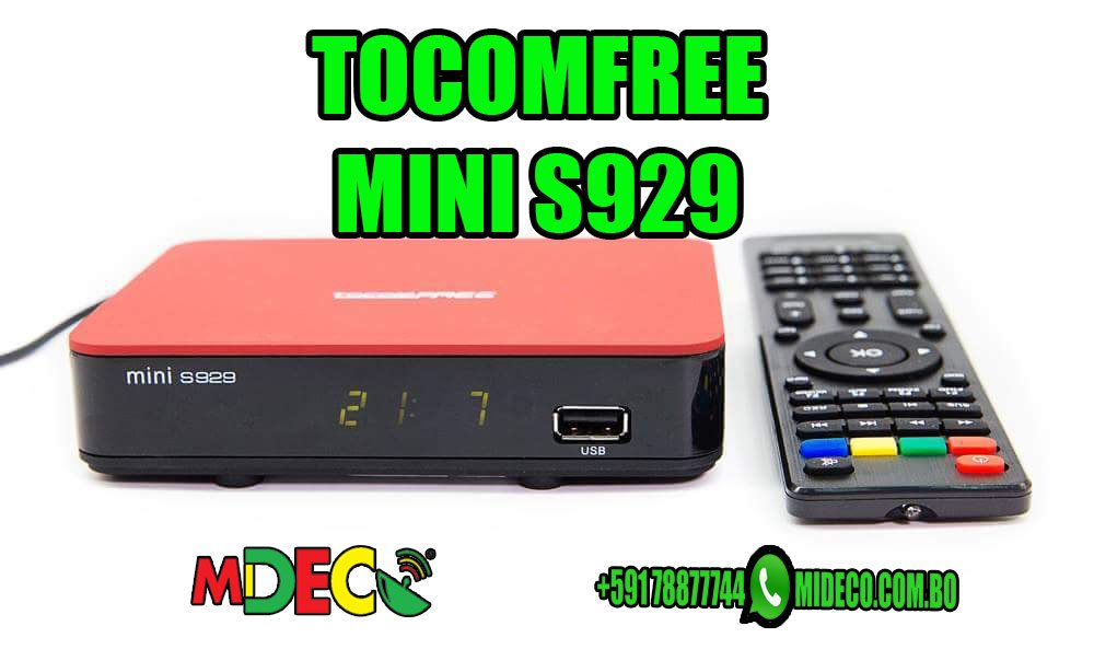 Actualización TOCOMFREE MINI S929 v003 – 16/06/2016 – 16 de Junio del 2016