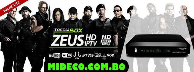 Actualización TOCOMBOX ZEUS HD IPTV v03.020 – 05/07/2016
