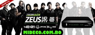 Actualización TOCOMBOX ZEUS HD IPTV v03.020 – 05/07/2016