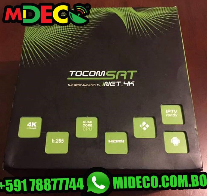 Actualización TOCOMSAT INET 4K Android – 09/07/2016 – 09 de Julio del 2016