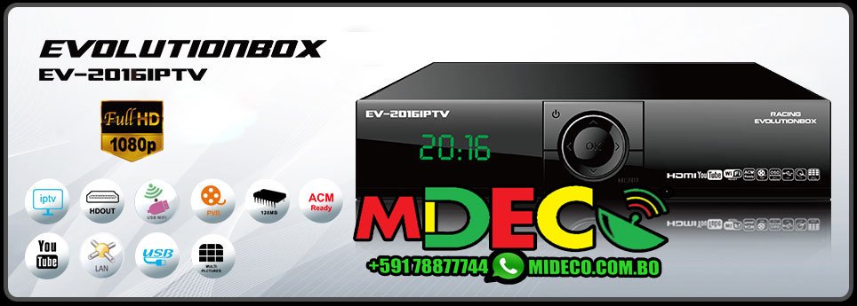 EVOLUTIONBOX EV 2016 HD ACM LANÇAMENTO – 07/09/2016