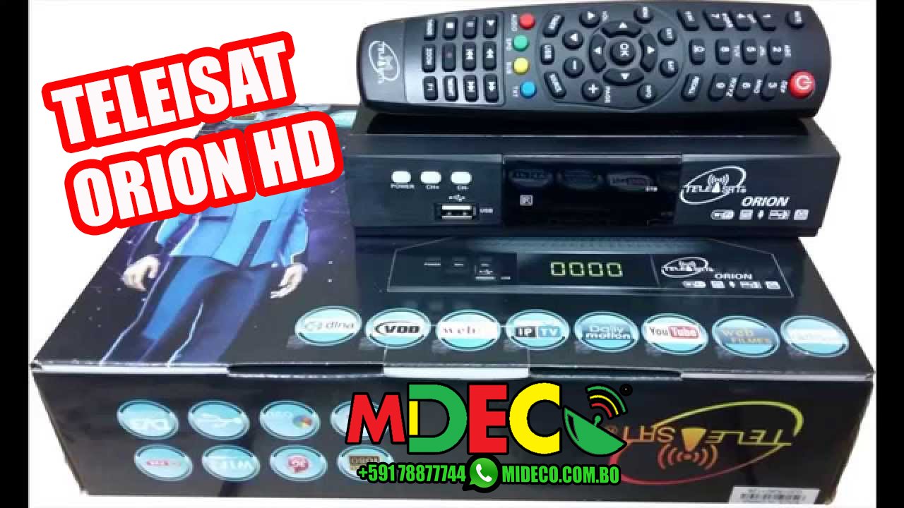 Actualización TELEISAT ORION HD 3 TURNERS v7.09.28.S14 – 29 de Junio del 2016