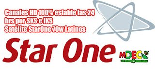 Canales HD 100% estable las 24 hrs por SKS e IKS – Satélite StarOne 70w Latinos en equipos GSHARE
