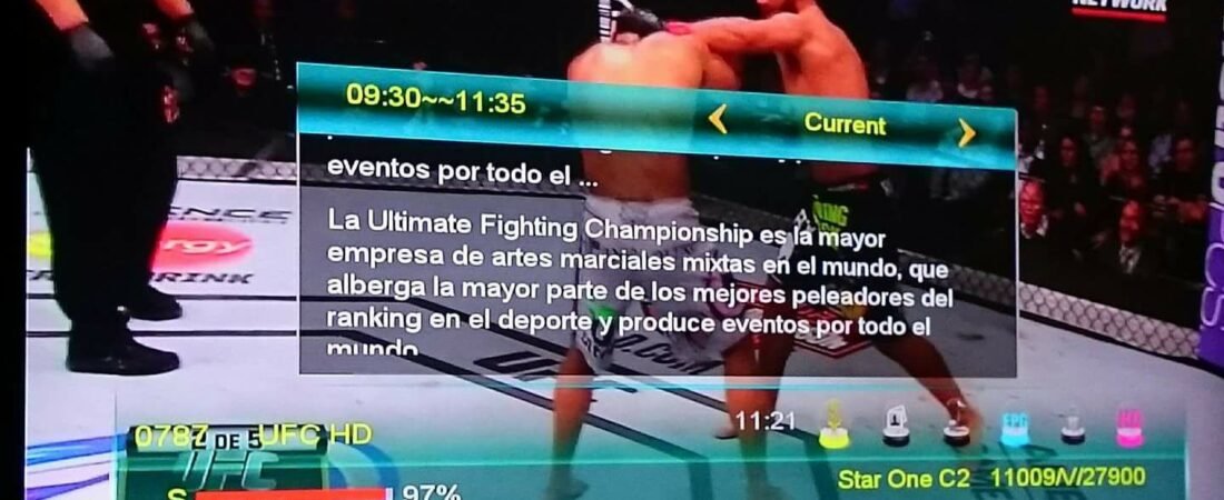 Nuevo Canal UFC HD añadido en el satelite StarOne Latino – 30/12/2016
