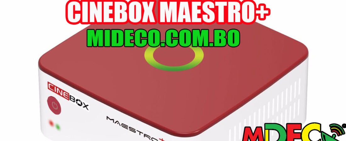 CINEBOX MAESTRO+ ACM NUEVO LANZAMIENTO 13/02/2017