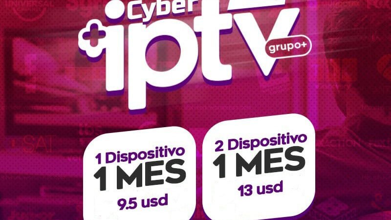+IPTV a 9.5 USD 1 Mes(1 Dispositivo) M3U, Android, PC, Smart TV, iPhone, Apple y Muchos Mas