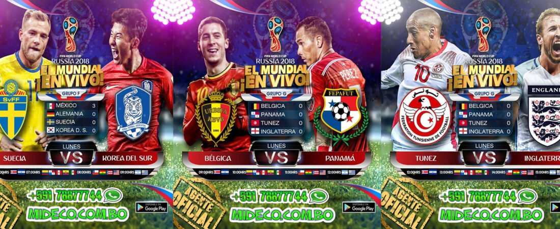 Horarios, Canales y Partidos Lunes 18 Junio Mundial Rusia 2018. En Vivo [por IKS, SKS y IPTV(desde 6 Dolares).