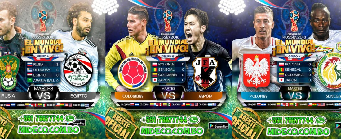 Horarios, Canales y Partidos Martes 19 Junio Mundial Rusia 2018. En Vivo por IKS, SKS y IPTV (desde 2 megas de velocidad)