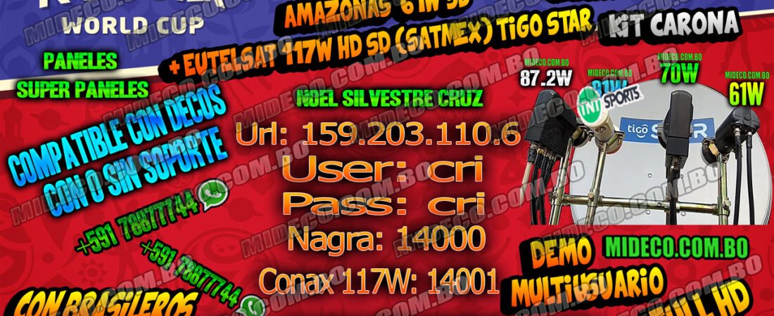 Demo IKS Gratis Amazonas 61w + Tigo Star 117w – Compatible con Decos CON o SIN soporte.