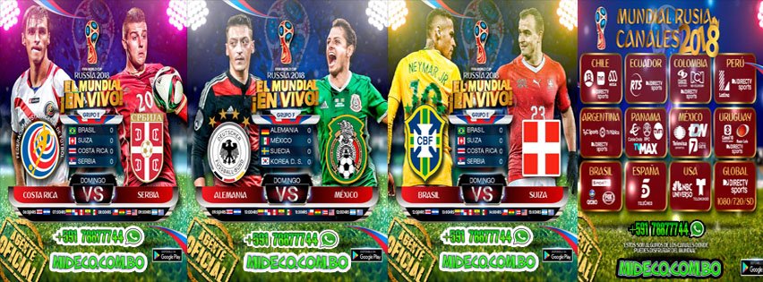 Horarios y Canales Partidos 17 Junio Mundial Rusia 2018 En Vivo IKS SKS IPTV desde 6 Dolares