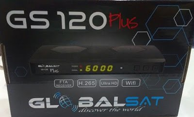 Actualización GLOBALSAT GS 120 PLUS V-1.17 – 24/07/2018
