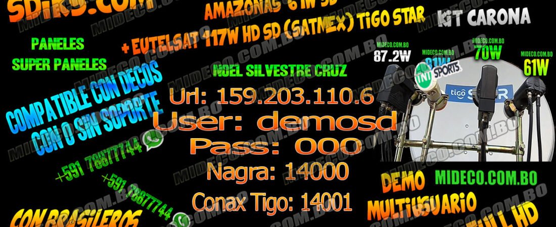 IKS Gratis Amazonas SD + Tigo Star HD SD – Paneles y SuperPaneles – sdiks.com