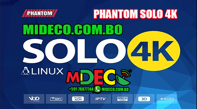Actualización PHANTOM SOLO 4K V2.0.5.68 – 14/11/2017